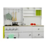  Lesena kuhinja za igro Ana - zeleno/bela | Shoptok.si