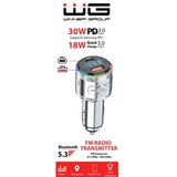 Winner group - auto punjač sa fm predajnikom i handsfree funkcijom, 20 w, srebrne boje | Eponuda.com