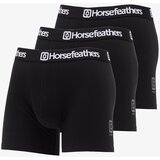 Horsefeathers Dynasty 3Pack Boxer Shorts Black Cene