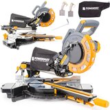 Powermat 2000W zajeralna potezna krožna žaga z laserjem in svetilko, (20437061) | Shoptok.si
