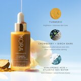 Kora Organics Turmeric Glow Drops posvjetljujući serum s niacinamidom 30 ml | shoptok.hr