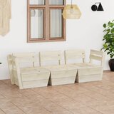 The Living Store Vrtni kavč trosed iz palet impregnirana smrekovina - Kavč Iz Palet, (21475966) | Shoptok.si