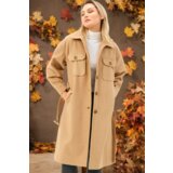 Dewberry Z6777 LADIES' COAT-FLAT CAMEL Cijene