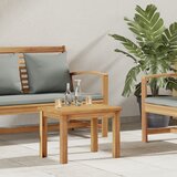 vidaXL Klubska miza Rjava 50 x 35 x 36 cm Trden tikov les | Shoptok.si