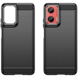 Techsuit Carbon Silicone maska za Motorola Moto G06 / Moto G06 Power – crna | Shoptok.si