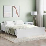 vidaXL Okvir kreveta uzglavlje i podnožje bijeli 160x200 cm | shoptok.hr