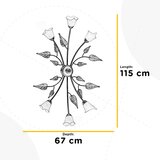 Lesnina XXXL STROPNA SVETILKA 65/40/125 cm | Shoptok.si