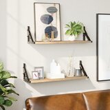 vidaXL Zidne police 2 kom Boja hrasta sonome 60x15x15,5 cm | shoptok.hr