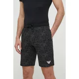 Emporio Armani Underwear Bombažne kratke hlače črna barva, 111004 4R566