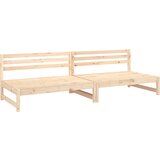 Maison Chic Vrtni sredinski kavč - Zunanji kavč siv 2 kosa 120x80 cm trdna borovina, (22041013) | Shoptok.si