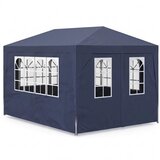  Saska Garden 1067834 vrtni paviljon 3 &amp;times; 4 m s 4 stranice- tamnoplavi Slike