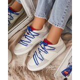 Resti White-gray women's sports sneakers with navy blue laces Olierinc - Footwear | shoptok.hr