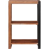 vidaXL Police za knjige Smeđa, Crna 80 x 30 x 110 cm | shoptok.hr