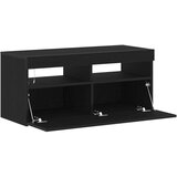 vidaXL TV omara Črni hrast Inženirski les 90 x 35 x 40 cm Shranjevanje | Shoptok.si