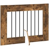  Vrata za pse s postoljem 2 pcs Dimljeni hrast 80 x 60 cm | shoptok.hr