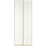 Premium Living garderobna omara new york, barva hrasta, bela | Shoptok.si