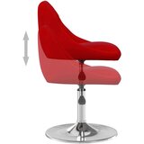 vidaXL Okretne blagovaonske stolice 6 kom crvena boja vina baršunaste - boja crnog vina 6 | shoptok.hr