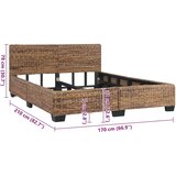 vidaXL posteljni okvir iz naravnega ratana 160x200 cm | Shoptok.si