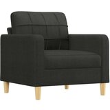  3-dijelni set sofa s jastucima crni od mikrovlakana | shoptok.hr