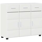  Kreveta s policom Visoki sjaj bijela 88 5 x 30 5 x 73 cm | shoptok.hr