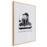  Plakat - I\'m Not Smoking. I\'m Breathing 29.7x42 Zlatni okvir | shoptok.hr