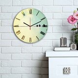 Opviq Zidni sat MDF 30cm šareni | Eponuda.ba