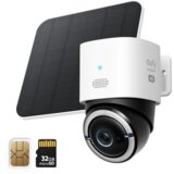 Anker eufy 4G LTE, Wi-Fi Cam S330 White, 4K UHD, Colour Night Vision, 9400mAh Battery, 5W Solar panel, 360 Viewing | Eponuda.ba