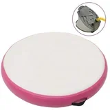 Gimnastička prostirka na napuhavanje 100x100x15 cm PVC roza