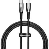 Baseus Glimmer Series pleten USB-C v USB-C kabel 100W črne barve dolžine 1m Cene