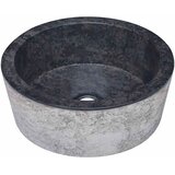  Umivaonik crni Ø 40 x 15 cm mramorni | shoptok.hr