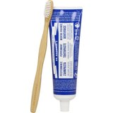 DR. BRONNER'S Pasta za zube s paprenom metvicom i četkica za zube od bambusa | shoptok.hr