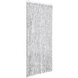 Furnova Zavesa proti mrčesu svetlo in temno siva 100x220 cm šenilja, (21917593) | Shoptok.si