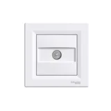 Electric Asfora 1dB TV končna kapica vgradnega antenskega priključka, bela (EPH3200121)