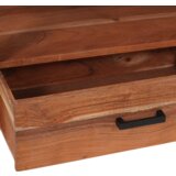 vidaXL Omare in policami za shranjevanje medijev s predalom s polico s shranjevanjem Rjava | Shoptok.si