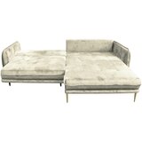 MID.YOU KOTNA SEDEŽNA GARNITURA, velur krem barve | Shoptok.si