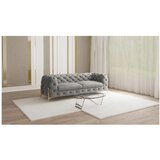 Ropez Siva baršunasti sofa 225 cm Chelsea Bis – | shoptok.hr