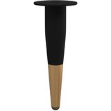  Noge namještaja 2 pcs Crna i zlatna Ø 40 x 98 mm Željezo | shoptok.hr