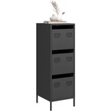 Furnova Visoka omara črna 39x35x103,5 cm jeklo, (21954156) Cene