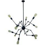 Mitea Lighting Luster crni Max.60W 220~240V 12xE27 M10350-12 Cene