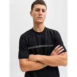 Jack & Jones Majica 'JCOFUSION' crna / bijela | shoptok.hr