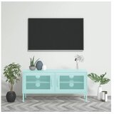  TV omarica mint zelena 105x35x50 cm jeklo | Shoptok.si