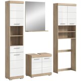 MID.YOU Kopalnica Lambada, Bela, Hrast, 4-Delna | Shoptok.si