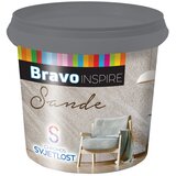 CHROMOS SVJETLOST Dekorativna boja za zid Bravo Inspire Sande silver 1 l | shoptok.hr