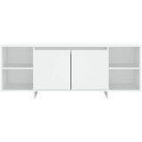 TV ormarić bijeli 130 x 35 x 50 cm od iverice | Eponuda.com