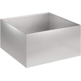  Vrtna saksija Srebrna 60 x 60 x 30 cm Nehrđajući čelik | shoptok.hr