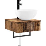 vidaXL Priljubljen umivalnik na steni Star les 40 x 41 x 40,5 cm, (5000246154) | Shoptok.si