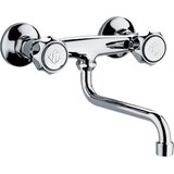 Paffoni dvoročna armatura za pomivalno korito DA161CR 241543 Danibio | Shoptok.si