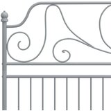  Za krevet sivi metalni 200 x 200 cm | shoptok.hr