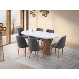 Hanah home Trpezarijski sto Gusto - 2951, 180x77x90 cm, Beli Cene