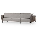 Atelier Del Sofa aren left - grey grey corner sofa-bed | ePonuda.com